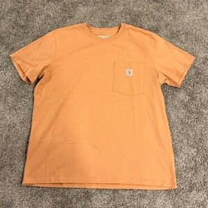 Women’s Carhartt Orange Short Sleeve Pocket Tee